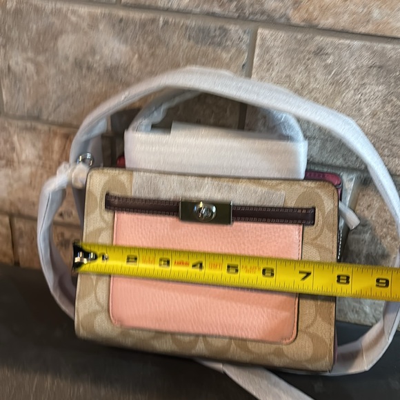 SOLD ‼️NWT Coach signature Mini LNE tote - Picture 5 of 11